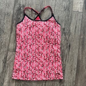 Champion Vibrant Pink and Black Athletic Top